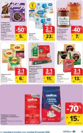 Carrefour folder Pagina 5: Koffiepads Senseo €13,95, Infusies en thee Lipton €6,58