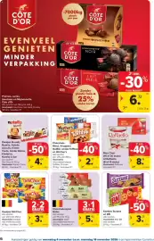 Carrefour folder Pagina 6: Chocolade knoppers €2,77, Koekjes Sultana en BN €3,23