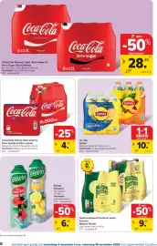 Carrefour folder Pagina 8: Coca-Cola €28,49, Gearomatiseerd bruisend water Forever Maison Perrier €9,44