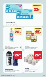 Hemköp reklamblad vecka 45 Sida 21: Hipp barnmat €30,00, Duck Aktiv-Gel €20,00