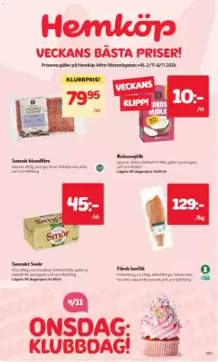 Hemköp (giltig till och med 8-11)