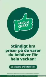 Tempo reklamblad vecka 45 Sida 10: HANDLA SMART! Ständigt bra priser på de varor du behöver för hela veckan! Se aktuella