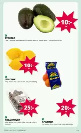 Tempo reklamblad vecka 45 Sida 2: Röda druvor €25,00, Avokado €10,00