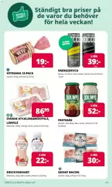 Tempo reklamblad vecka 45 Sida 9: Eldorado drickyoghurt €22,00, Eldorado kycklingbröstfilé, lärfilé €86,95
