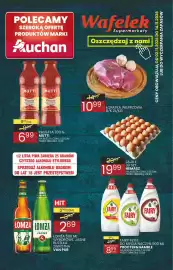Wafelek gazetka Strona 1: Fairy Płyn do mycia naczyń €8,99, Łomza Wyborowe, Łomza Jasne €2,69