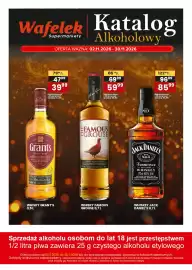 Wafelek gazetka | Alkohole Strona 3: Whiskey Jack Daniel's €85,99, Whisky Famous Grouse €59,99