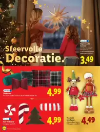 Lidl folder | Feestdagen Pagina 16: Sierkussen €4,99, Decoratief kerstfiguur €4,49