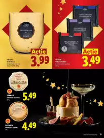 Lidl folder | Feestdagen Pagina 19: Deluxe Britse Cheddar €3,49, Deluxe Truffelkaas €3,99