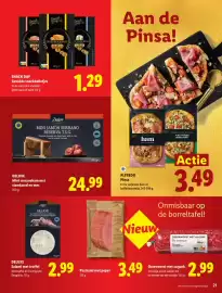 Lidl folder | Feestdagen Pagina 21: Snack Day Gevulde snackballetjes €1,29, Deluxe Salami met truffel €2,99