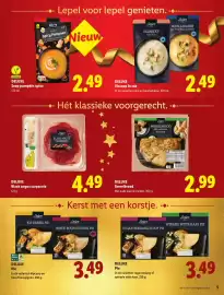 Lidl folder | Feestdagen Pagina 9: Deluxe Black angus carpaccio €4,49, Kania Soep pumpkin spice €2,49