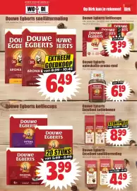 Dirk folder week 45 Pagina 17: Douwe Egberts Excellent snelfiltermaling €4,49, Douwe Egberts koffiecups €3,99