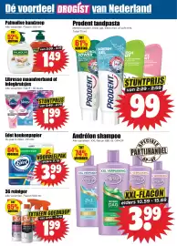 Dirk folder week 45 Pagina 22: Libresse maandverband of inlegkruisjes €1,99, Palmolive handzeep €1,49