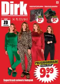 Dirk folder week 45 Pagina 24: Supertrash pantoffels €5,99, Supertrash huissokken €2,99
