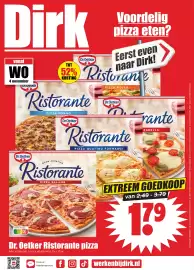 Dirk folder week 45 Pagina 34: Dr. Oetker Ristorante pizza €1,79