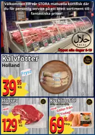 Supergrossen reklamblad vecka 45 Sida 3: Högrev €129,95, Kycklingfilé €69,95