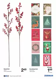 Zeeman folder week 44 Pagina 3: Kunsttak 79 cm. 100% polystyreen JO Volg ons op social media Merry Christmas Merry Christmas