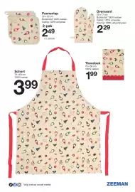 Zeeman folder week 44 Pagina 5: Pannenlap €249,00, Ovenwant €2,29