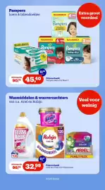 Bol.com folder week 45 Pagina 3: Pampers luiers & billendoekjes €45,40, Wasmiddelen & wasverzachters €32,99
