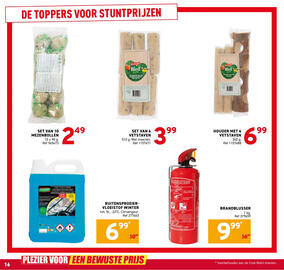 Trafic folder Pagina 16: Ruitensproeier-vloeistof winter €6,99, Set van 10 mezenbollen €2,49