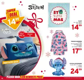 Trafic folder Pagina 12: Stitch lichtgevend €24,99, Plaid €14,99