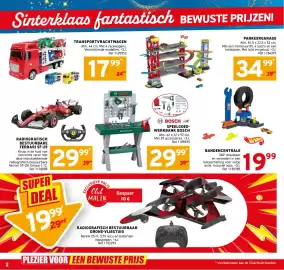 Trafic folder Pagina 2: Speelgoed-werkbank bosch €29,99, Bandencentrale €19,99