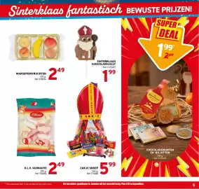 Trafic folder Pagina 5: Zakje snoep €5,99, Sinterklaas chocoladelolly €1,99