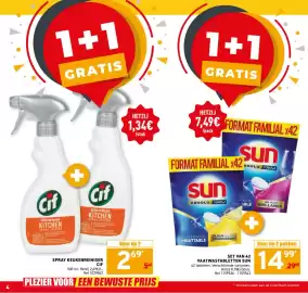 Trafic folder Pagina 4: Spray keukenreiniger cif €2,69