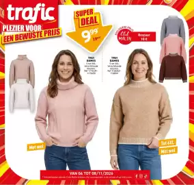 Trafic folder Pagina 1: trafic PLEZIER VOOR EEN BEWUSTE PRIJS SUPER DEAL 999 1999 EXCLUSIE Met wol PRIJS Club MALIN Bespaar