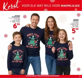 Trafic folder Pagina 11: Sweater kinderen €5,99, Sweater volwassenen €6,99