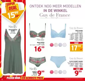 Trafic folder Pagina 4: Beha dames €17,99, Shorty dames €9,99
