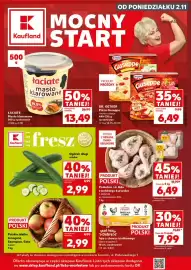 Kaufland gazetka Strona 1: Masło klarowane Łaciate €13,49, Podudzie z polskiego kurczaka €6,49