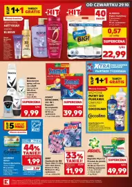 Kaufland gazetka Strona 17: Dezodorant Rexona €9,99, Kapsułki do prania Ariel €49,99