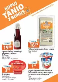 E.Leclerc gazetka Strona 1: Tofu Lunter €16,99, Syrop Krokus €19,99