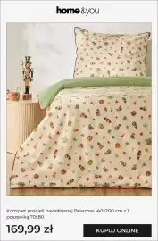 Home&You gazetka tydzień 44 Strona 2: Komplet pościeli bawełnianej Bearmas 140x200 cm z 1 poszewką 70x80 €169,99