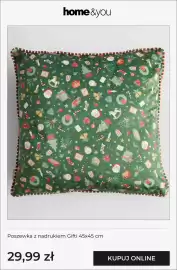 Home&You gazetka tydzień 44 Strona 7: Poszewka z nadrukiem Gifti 45x45 cm home & you €29,99