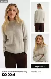 Top Secret gazetka Strona 12: Beżowy sweter z domieszką wełny €129,99