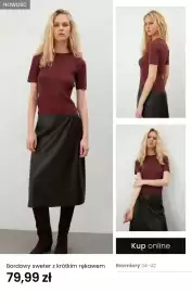 Top Secret gazetka Strona 7: Bordowy sweter z krótkim rękawem €79,99