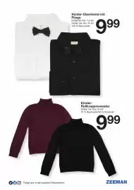 Zeeman Prospekt | Zeeman Prospekt Woche 45 Seite 10: Kinder-Rollkragensweater €9,99, Kinder-Oberhemd mit Fliege €9,99