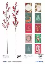 Zeeman Prospekt | Zeeman Prospekt Woche 45 Seite 3: Weihnachtskarten €1,49