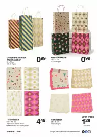 Zeeman Prospekt | Zeeman Prospekt Woche 45 Seite 4: Geschenktüte €0,99, Geschenktüte für Weinflaschen €0,99