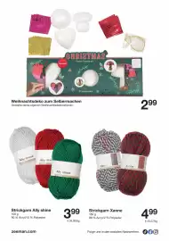 Zeeman Prospekt | Zeeman Prospekt Woche 45 Seite 6: Weihnachtsdeko zum Selbermachen €2,99, Strickgarn Ally shine €3,99