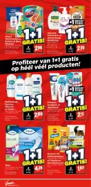 Vomar Voordeelmarkt folder week 45 Pagina 8: Glorix Toiletblokken, Dettol of Blue Wonder €2,99, Tena €4,29