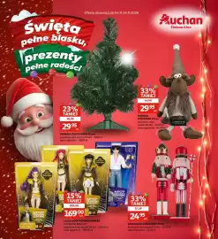 Auchan gazetka Strona 1: FIGURKA PLUSZOWA 53 cm €29,95, Niegdyś do orzechów 36 cm €24,95