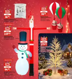 Auchan gazetka Strona 25: DEKORACJA BALON Z MIKOŁAJEM €99,95, Drzewko Zewnętrzne €179,00