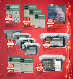 Auchan gazetka Strona 29: Lampki zewnętrzne 360 LED €39,95, Lampki 400 LED €59,95