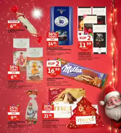 Auchan gazetka Strona 35: Czekolada Piernikowa Milka €16,99, Śliwka Nałęczowska w czekoladzie Solidarność €14,95