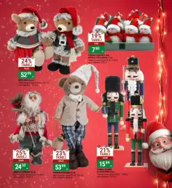 Bi1 gazetka Strona 23: MIKOLAJ PLUSZOWY €24,52, Figurka podświetlana Mikolaj lub Balwan €7,80