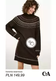 C&A gazetka tydzień 44 Strona 12: Sukienka dzianinowa C&A €149,99