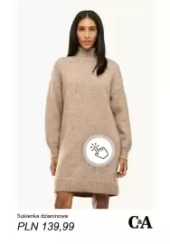 C&A gazetka tydzień 44 Strona 6: Sukienka dzianinowa C&A €139,99