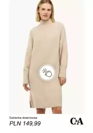 C&A gazetka tydzień 44 Strona 7: Sukienka dzianinowa C&A €149,99